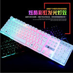 Lucky Gamer  Russian / English 3 Color Backlight Gaming Keyboard