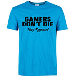 Lucky Gamer GAMERS DON'T DIE T-Shirt