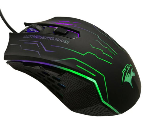 Lucky Gamer Silent Click USB Wired Gaming Mouse