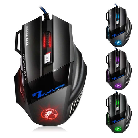 Lucky Gamer  Professional Wired Gaming Mouse 7 Button 5500 DPI
